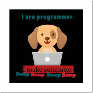 I are programmer, I make computer Posters and Art